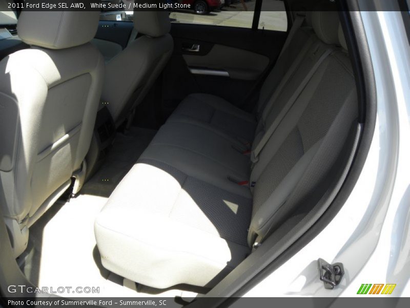 White Suede / Medium Light Stone 2011 Ford Edge SEL AWD