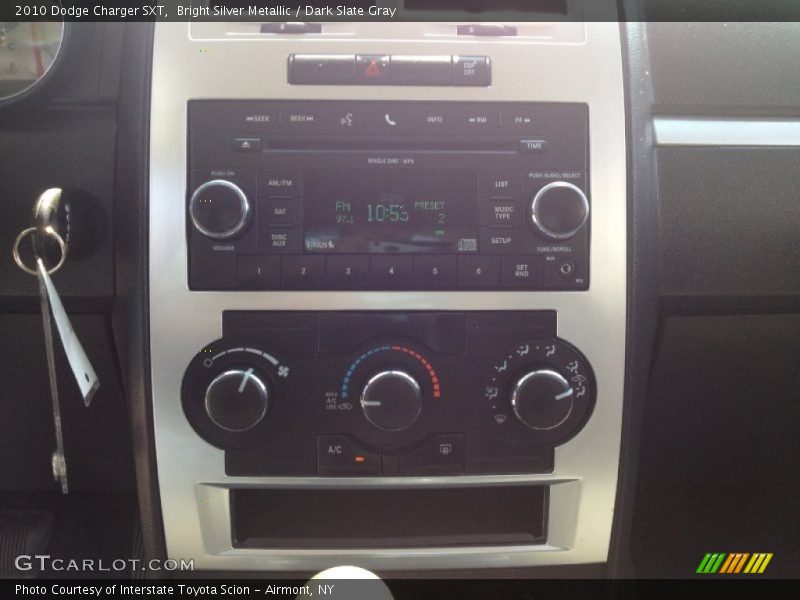 Bright Silver Metallic / Dark Slate Gray 2010 Dodge Charger SXT