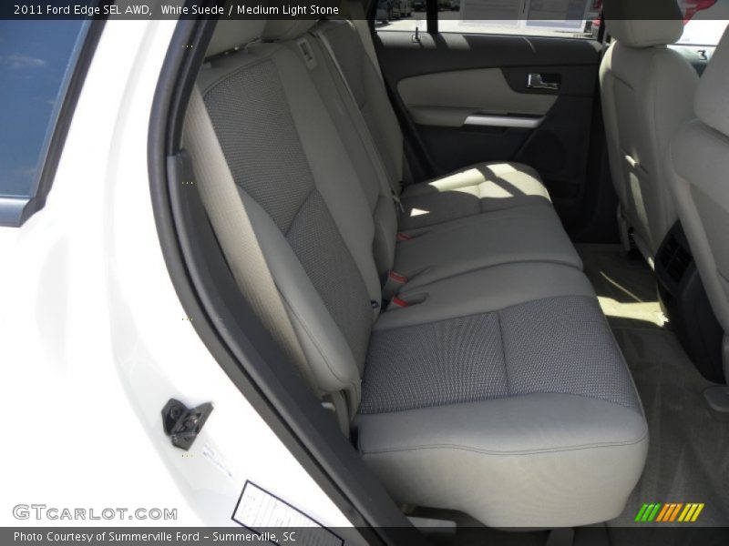 White Suede / Medium Light Stone 2011 Ford Edge SEL AWD