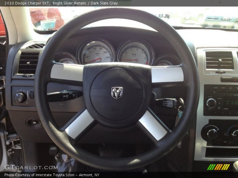 Bright Silver Metallic / Dark Slate Gray 2010 Dodge Charger SXT