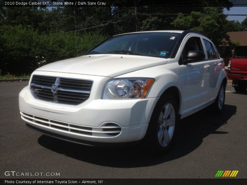 Stone White / Dark Slate Gray 2010 Dodge Caliber SXT
