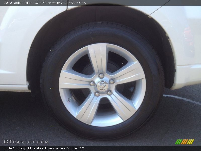 Stone White / Dark Slate Gray 2010 Dodge Caliber SXT