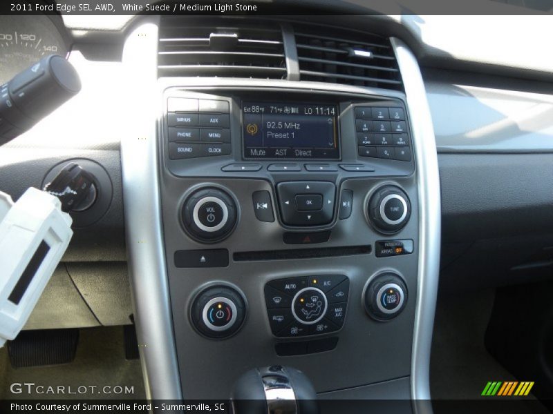 White Suede / Medium Light Stone 2011 Ford Edge SEL AWD