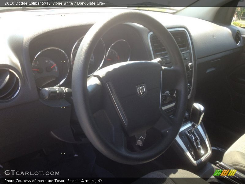 Stone White / Dark Slate Gray 2010 Dodge Caliber SXT