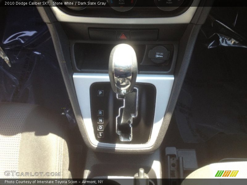 Stone White / Dark Slate Gray 2010 Dodge Caliber SXT
