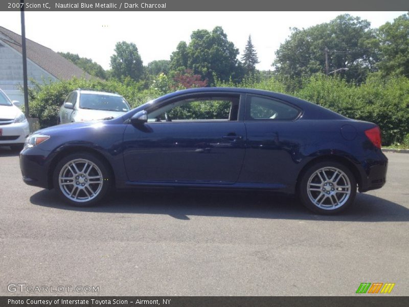 Nautical Blue Metallic / Dark Charcoal 2007 Scion tC