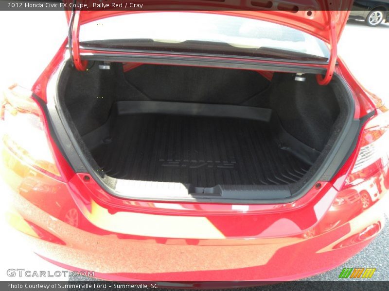 Rallye Red / Gray 2012 Honda Civic EX Coupe
