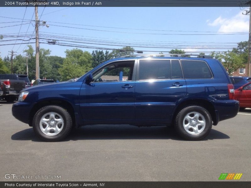 Indigo Ink Pearl / Ash 2004 Toyota Highlander 4WD