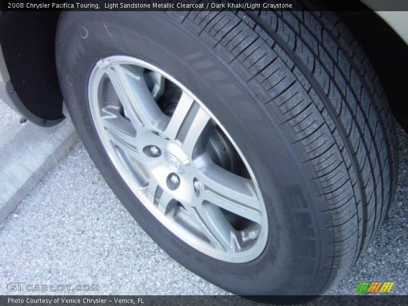 Light Sandstone Metallic Clearcoat / Dark Khaki/Light Graystone 2008 Chrysler Pacifica Touring