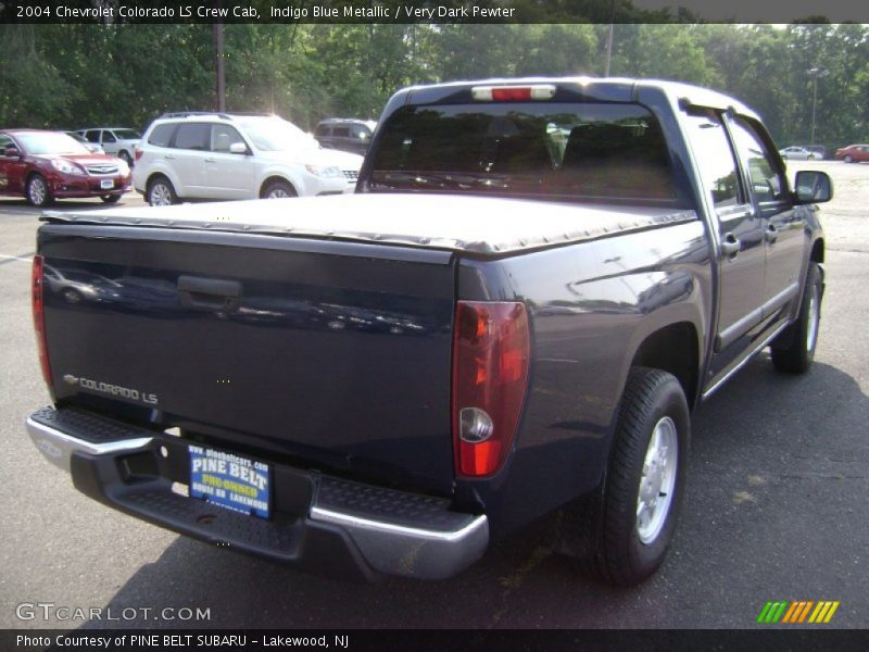Indigo Blue Metallic / Very Dark Pewter 2004 Chevrolet Colorado LS Crew Cab
