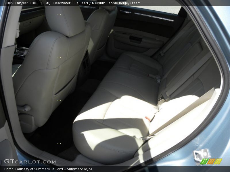 Clearwater Blue Pearl / Medium Pebble Beige/Cream 2009 Chrysler 300 C HEMI