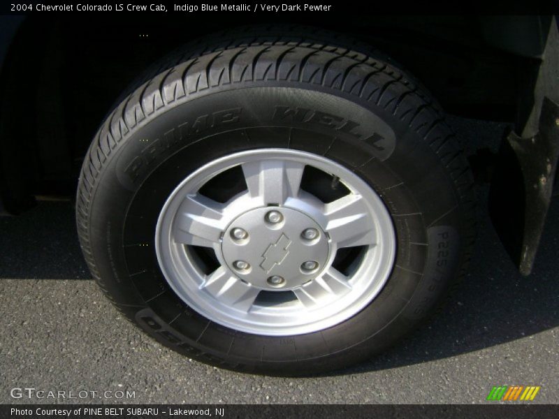 Indigo Blue Metallic / Very Dark Pewter 2004 Chevrolet Colorado LS Crew Cab