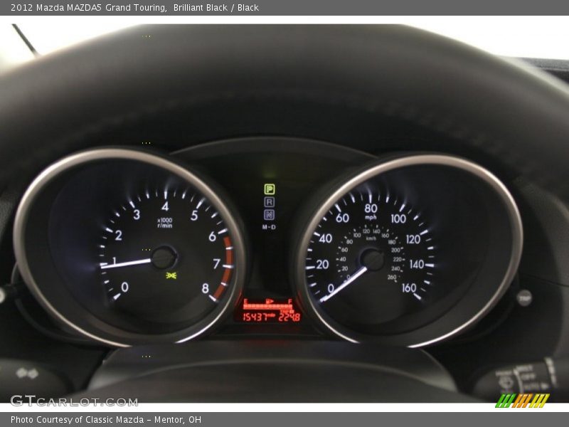  2012 MAZDA5 Grand Touring Grand Touring Gauges