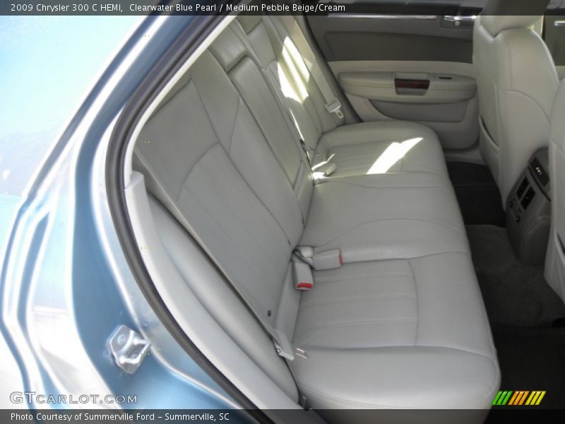 Clearwater Blue Pearl / Medium Pebble Beige/Cream 2009 Chrysler 300 C HEMI
