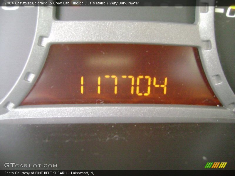 Indigo Blue Metallic / Very Dark Pewter 2004 Chevrolet Colorado LS Crew Cab