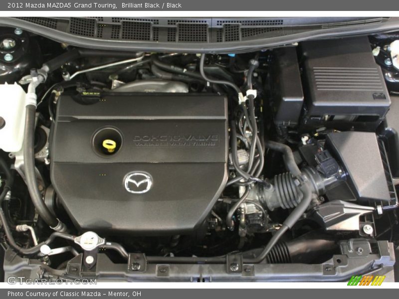  2012 MAZDA5 Grand Touring Engine - 2.5 Liter DOHC 16-Valve VVT 4 Cylinder