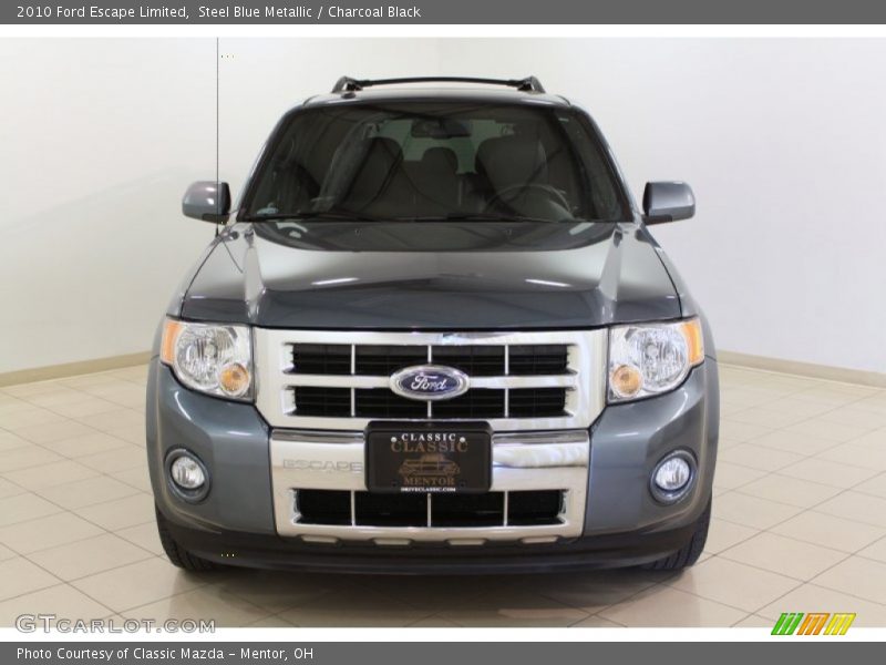 Steel Blue Metallic / Charcoal Black 2010 Ford Escape Limited