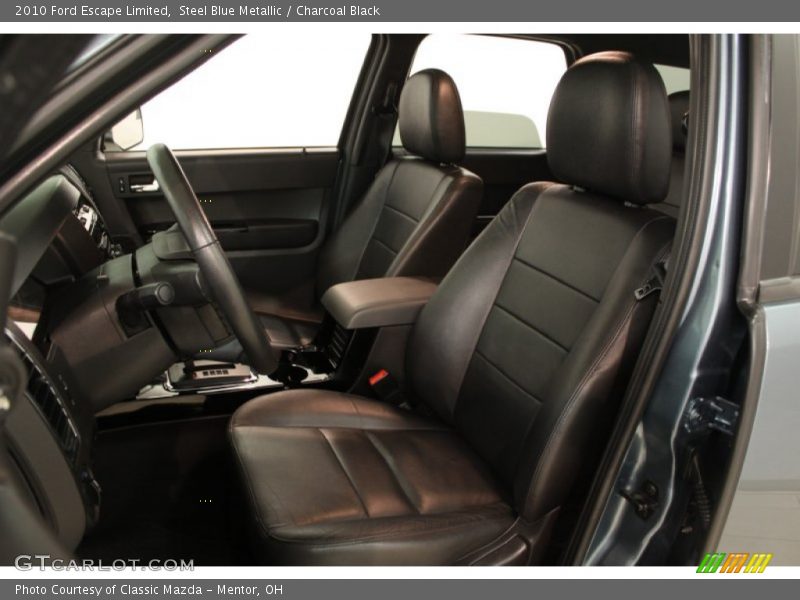 Steel Blue Metallic / Charcoal Black 2010 Ford Escape Limited