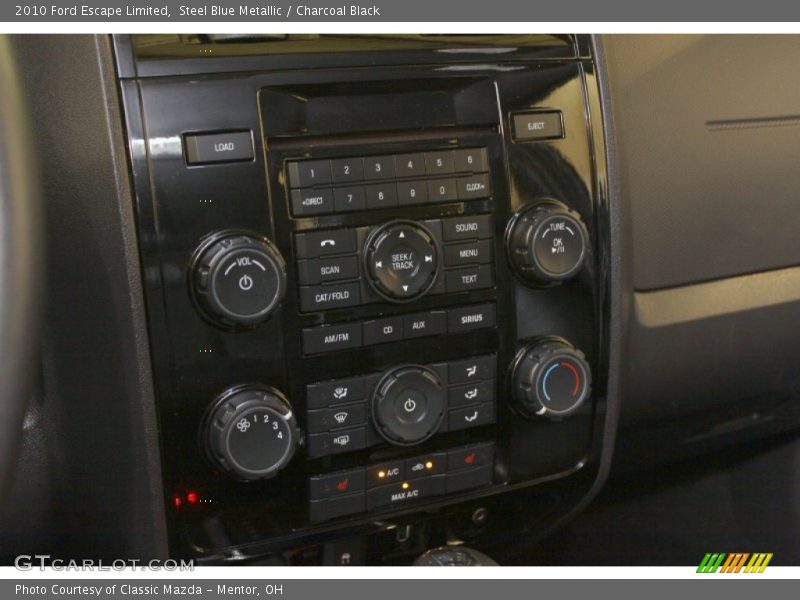 Steel Blue Metallic / Charcoal Black 2010 Ford Escape Limited