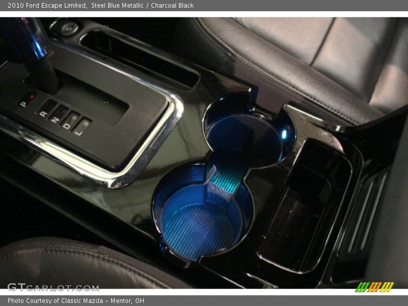 Steel Blue Metallic / Charcoal Black 2010 Ford Escape Limited