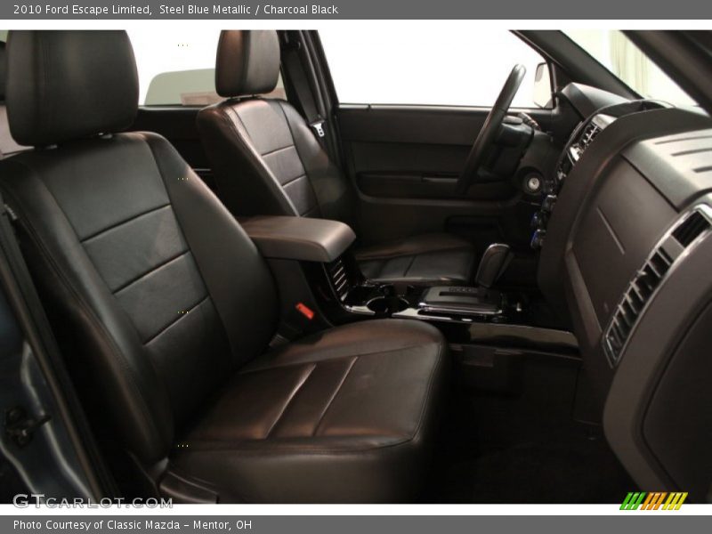 Steel Blue Metallic / Charcoal Black 2010 Ford Escape Limited