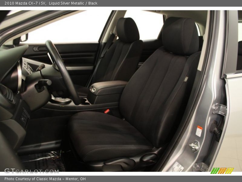 Liquid Silver Metallic / Black 2010 Mazda CX-7 i SV
