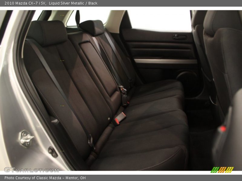 Liquid Silver Metallic / Black 2010 Mazda CX-7 i SV