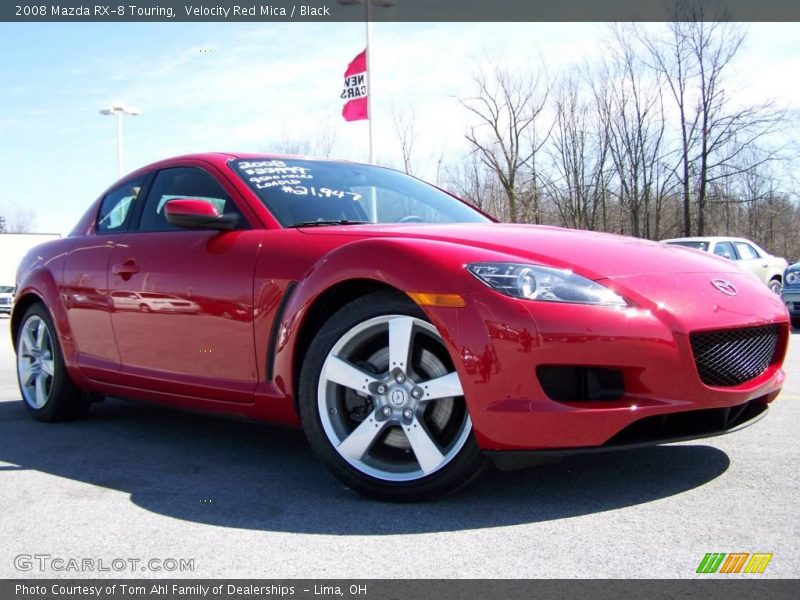 Velocity Red Mica / Black 2008 Mazda RX-8 Touring