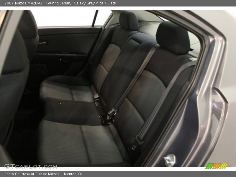 Galaxy Gray Mica / Black 2007 Mazda MAZDA3 i Touring Sedan