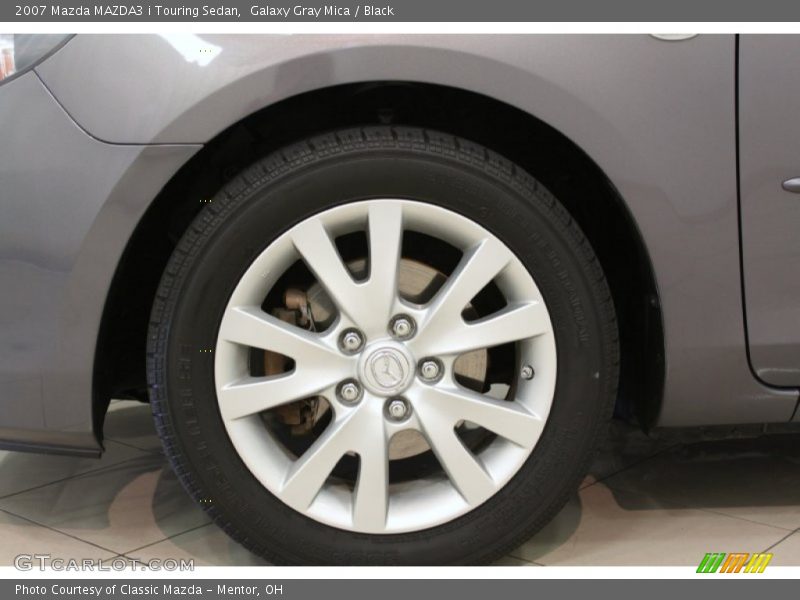 Galaxy Gray Mica / Black 2007 Mazda MAZDA3 i Touring Sedan