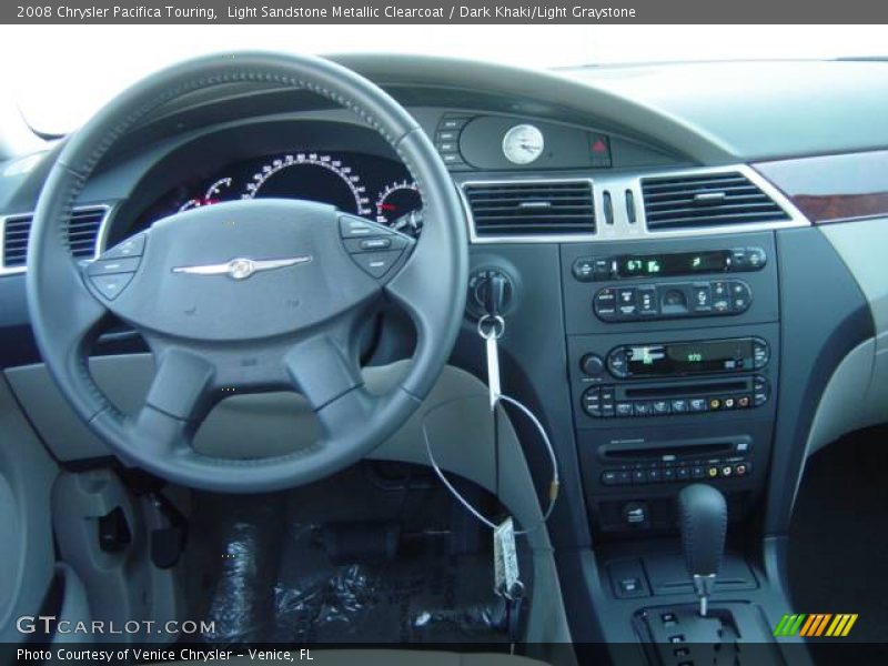 Light Sandstone Metallic Clearcoat / Dark Khaki/Light Graystone 2008 Chrysler Pacifica Touring