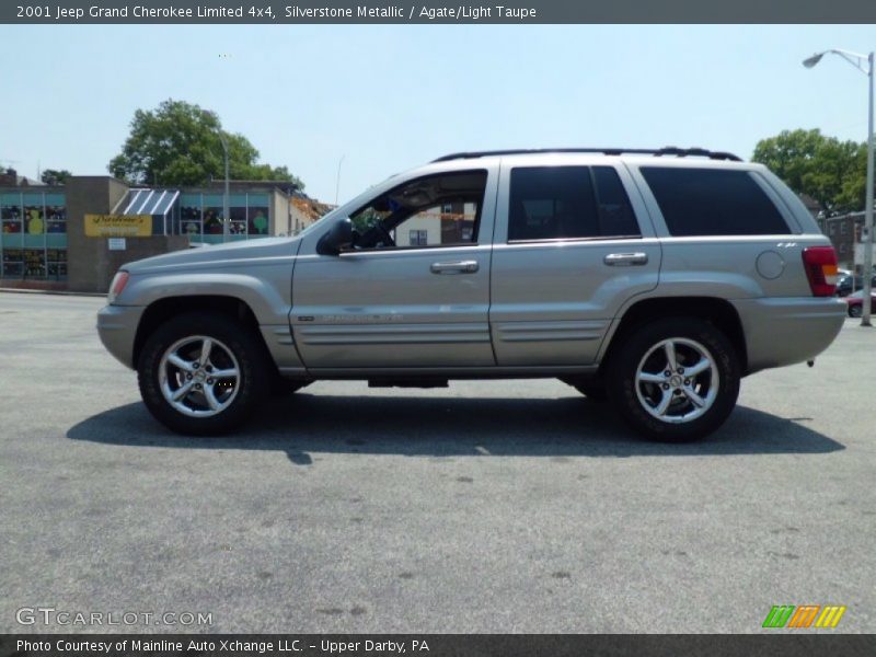 Silverstone Metallic / Agate/Light Taupe 2001 Jeep Grand Cherokee Limited 4x4