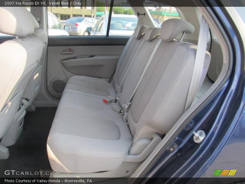 Velvet Blue / Gray 2007 Kia Rondo EX V6