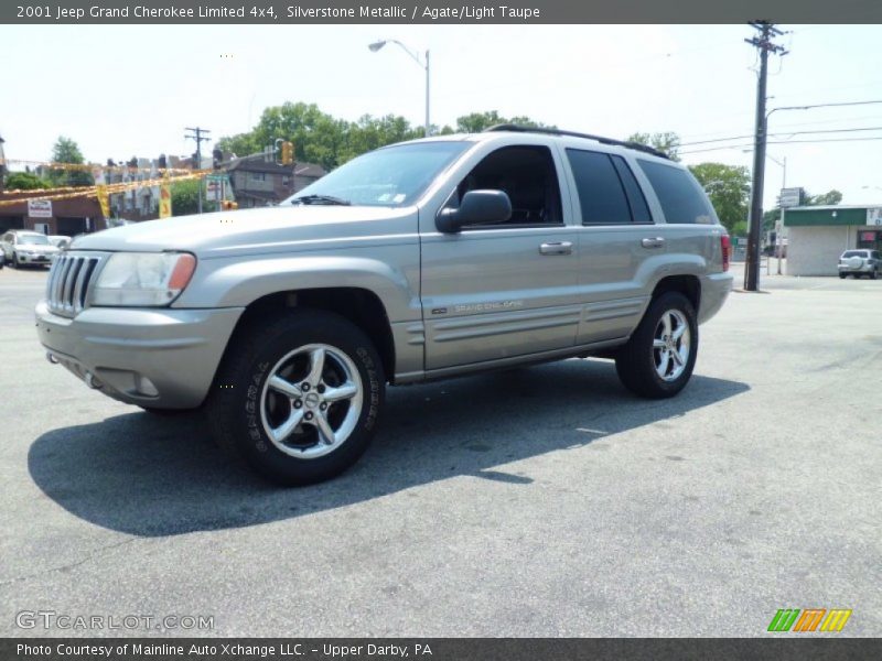 Silverstone Metallic / Agate/Light Taupe 2001 Jeep Grand Cherokee Limited 4x4