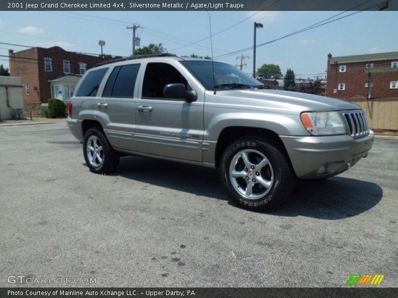 Silverstone Metallic / Agate/Light Taupe 2001 Jeep Grand Cherokee Limited 4x4