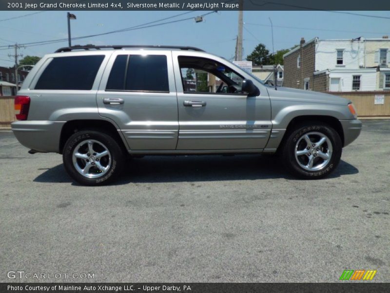 Silverstone Metallic / Agate/Light Taupe 2001 Jeep Grand Cherokee Limited 4x4