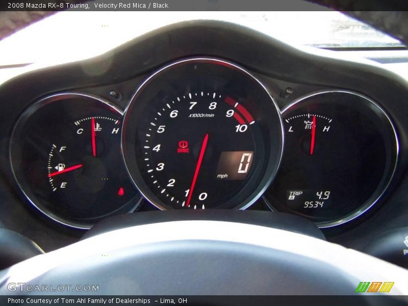 Velocity Red Mica / Black 2008 Mazda RX-8 Touring