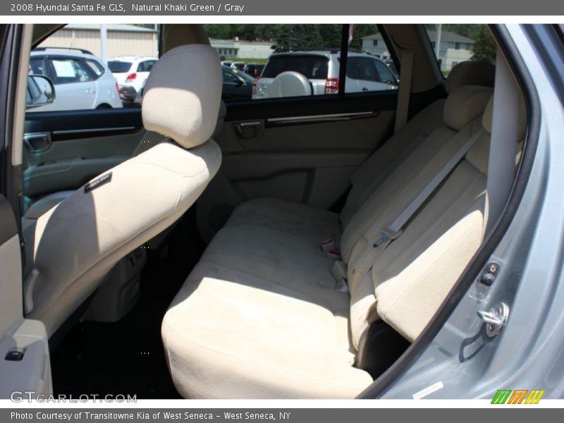Natural Khaki Green / Gray 2008 Hyundai Santa Fe GLS