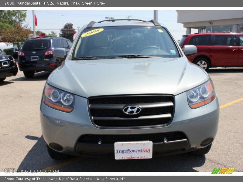 Natural Khaki Green / Gray 2008 Hyundai Santa Fe GLS