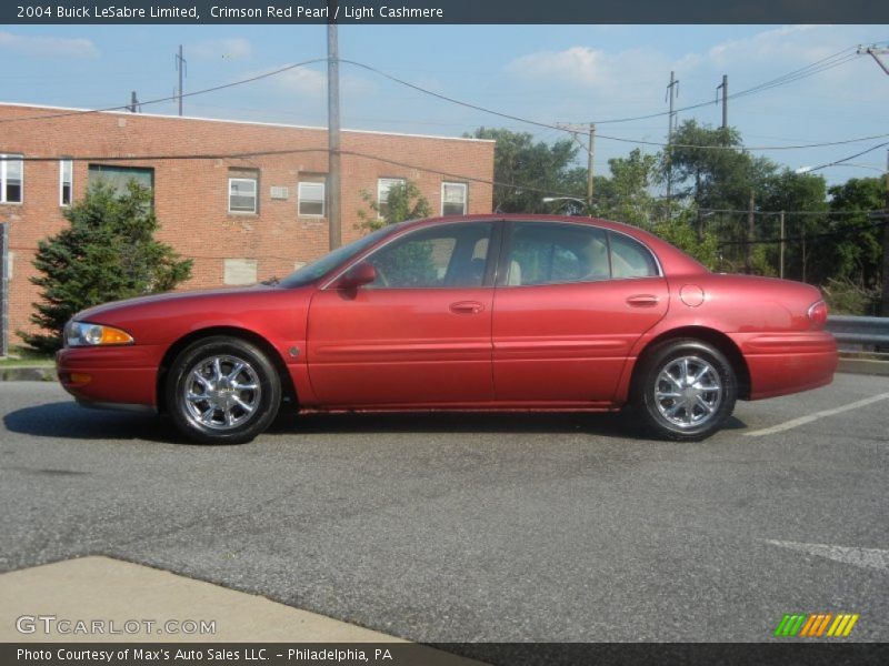 Crimson Red Pearl / Light Cashmere 2004 Buick LeSabre Limited