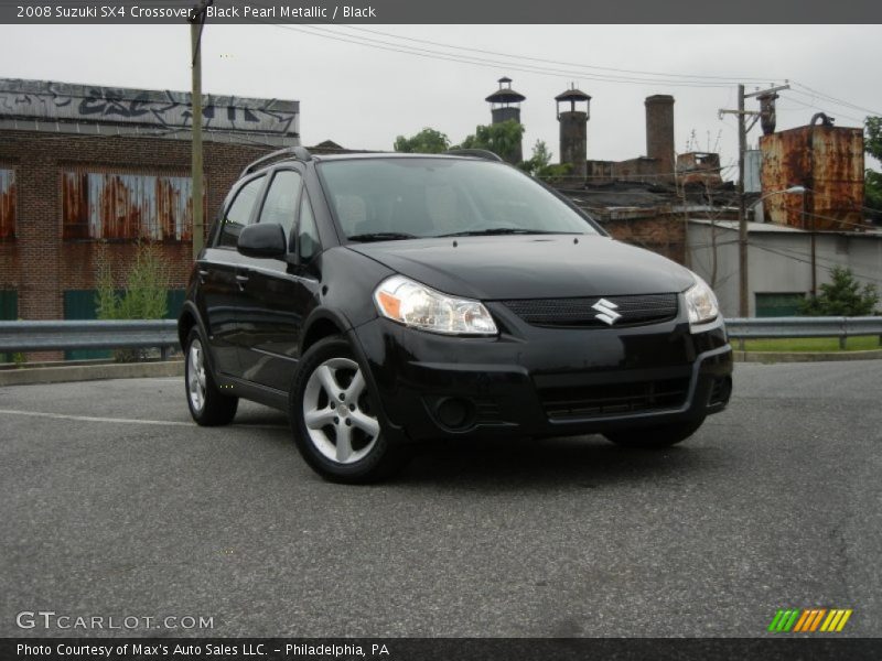 Black Pearl Metallic / Black 2008 Suzuki SX4 Crossover