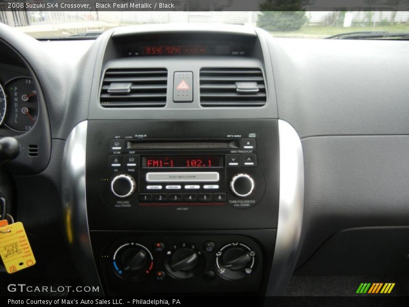 Black Pearl Metallic / Black 2008 Suzuki SX4 Crossover