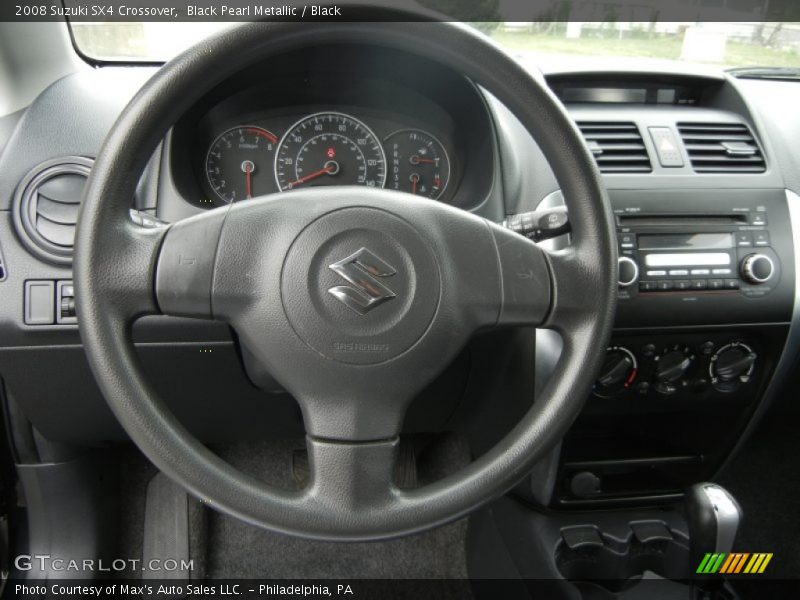 Black Pearl Metallic / Black 2008 Suzuki SX4 Crossover