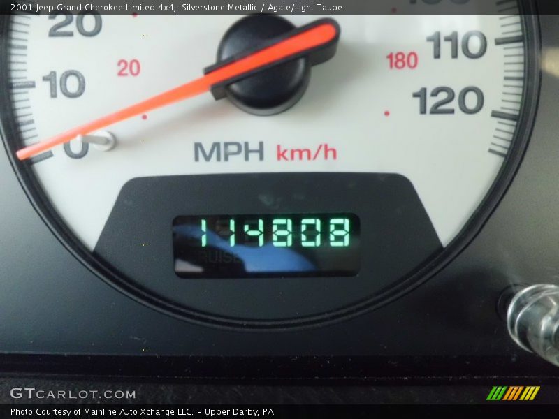 Silverstone Metallic / Agate/Light Taupe 2001 Jeep Grand Cherokee Limited 4x4