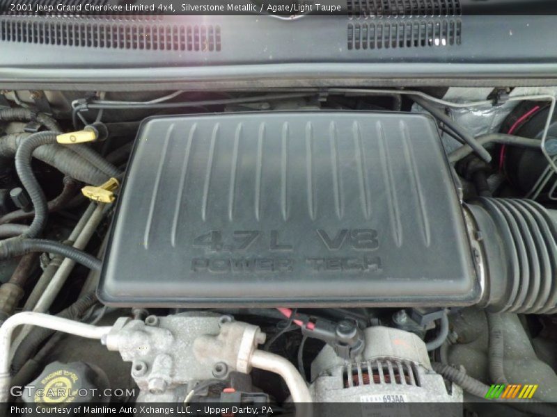 Silverstone Metallic / Agate/Light Taupe 2001 Jeep Grand Cherokee Limited 4x4