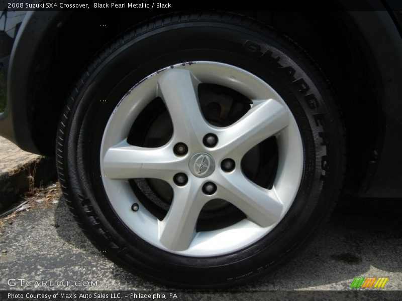 Black Pearl Metallic / Black 2008 Suzuki SX4 Crossover