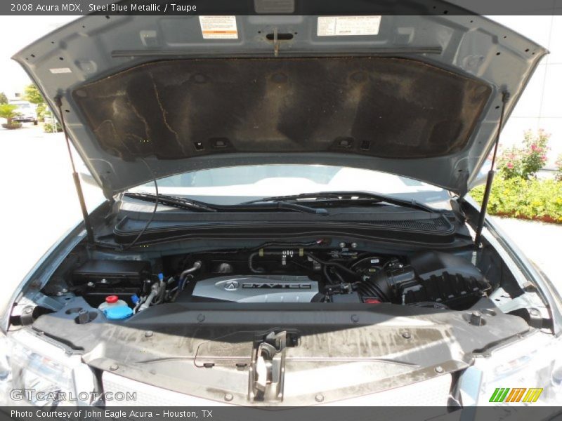 Steel Blue Metallic / Taupe 2008 Acura MDX