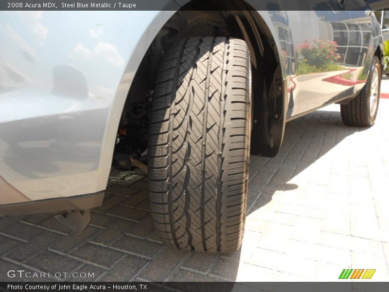 Steel Blue Metallic / Taupe 2008 Acura MDX