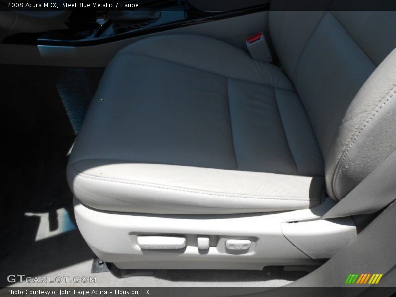 Steel Blue Metallic / Taupe 2008 Acura MDX