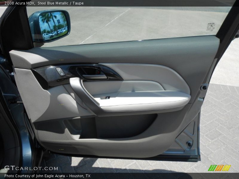 Steel Blue Metallic / Taupe 2008 Acura MDX